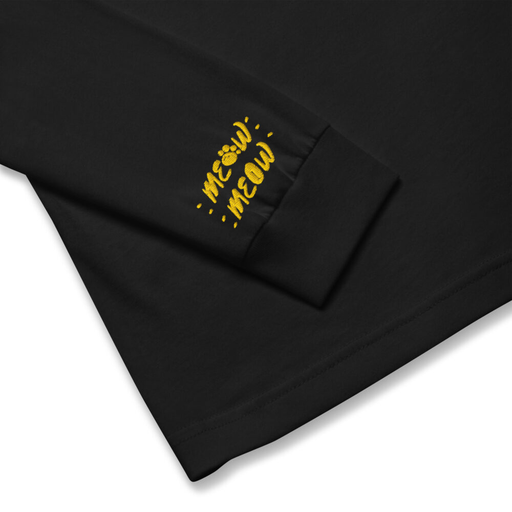 T-Shirt Maniche Lunghe Yellow Stripe Pocket - immagine 3